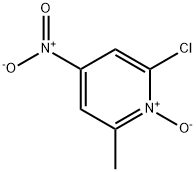 2-CHLORO-6-METHYL-4-NITROPYRIDINE 1-OXIDE Structural