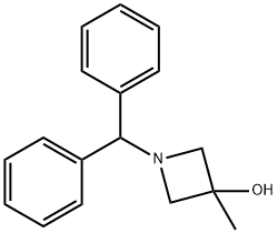 1-(Diphenylmethyl)-3-methyl-3-azetidinol Structural