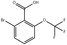 2-Bromo-6-(trifluoromethoxy)benzoic acid Structural