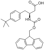 FMOC-(S)-3-AMINO-4-(4-TERT-BUTYL-PHENYL)-BUTYRIC ACID Structural