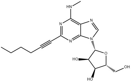 2-(1-Hexynyl)-N6-methyladenosine,2-(1-HEXYNYL)-N-METHYLADENOSINE