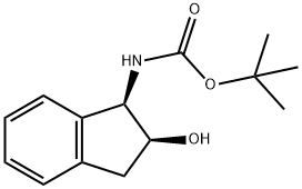 BOC-(1R,2S)-(+)-CIS-1-AMINO-2-INDANOL Structural