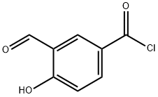 Benzoyl chloride, 3-formyl-4-hydroxy- (9CI) Structural