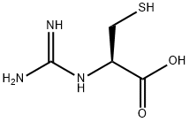 GUANYL-CYS-OH Structural