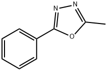 2-methyl-5-phenyl-1,3,4-oxadiazole Structural