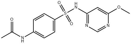 N(4)-acetylsulfamonomethoxine Structural