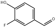 3-Fluoro-4-hydroxybenzaldehyde Structural