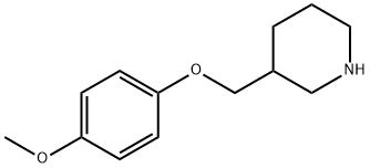 3-(4-METHOXY-PHENOXYMETHYL)-PIPERIDINE Structural