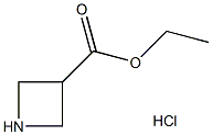 ETHYL 3-AZETIDIN-CARBOXYLATE HCL Structural