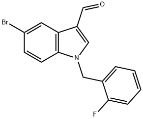 5-BROMO-1-(2-FLUOROBENZYL)-1H-INDOLE-3-CARBALDEHYDE