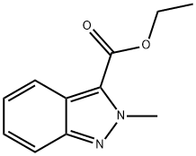 ETHYL 2-METHYL-2H-INDAZOL-3-YL CARBOXYLATE Structural