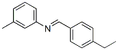 Benzenamine, N-[(4-ethylphenyl)methylene]-3-methyl- (9CI) Structural