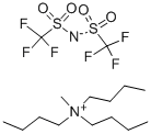 TRIBUTYLMETHYLAMMONIUM BIS(TRIFLUOROMETHYLSULFONYL)IMIDE Structural