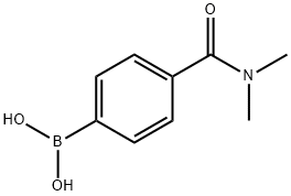 4-(N,N-DIMETHYLAMINOCARBONYL)PHENYLBORONIC ACID Structural