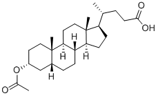 ACETYLLITHOCHOLIC ACID Structural