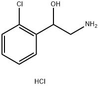 2-HYDROXY-2-(2-CHLOROPHENYL)ETHYLAMINE HYDROCHLORIDE Structural