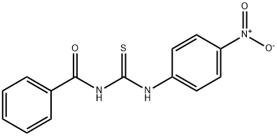 N-Benzoyl-N'-(4-nitrophenyl)thiourea Structural