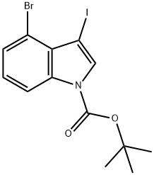 4-BROMO-3-IODOINDOLE-1-CARBOXYLIC ACID TERT-BUTYL ESTER