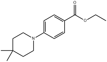 4-(4,4-DIMETHYL-PIPERIDIN-1-YL)-BENZOIC ACID ETHYL ESTER Structural