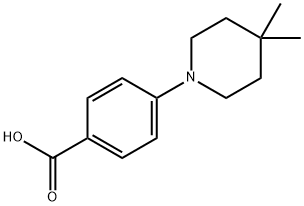 4-(4,4-DIMETHYL-PIPERIDIN-1-YL)-BENZOIC ACID Structural