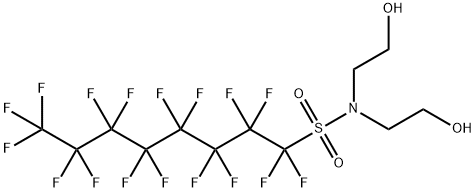heptadecafluoro-N,N-bis(2-hydroxyethyl)octanesulphonamide           Structural