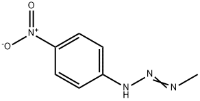 3-Methyl-1-(4-nitrophenyl)triazene Structural