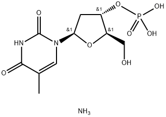 THYMIDINE 3'-MONOPHOSPHATE AMMONIUM SALT Structural