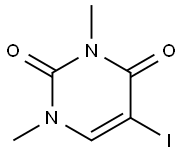 5-IODO-1,3-DIMETHYLURACIL Structural