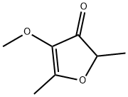 4-Methoxy-2,5-dimethyl-3(2H)-furanone Structural