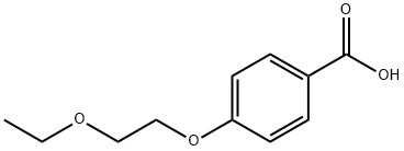 4-(2-ETHOXYETHOXY)BENZOIC ACID Structural