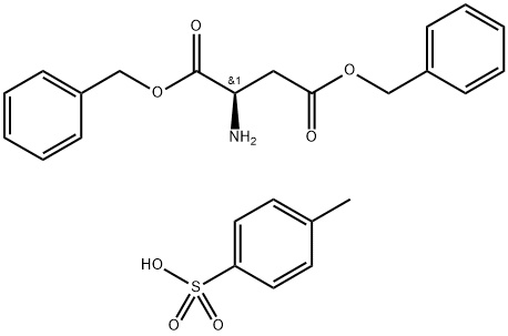 D-ASPARTIC ACID(OBZL)-OBZL P-TOSYLATE Structural