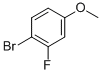 4-Bromo-3-fluoroanisole Structural