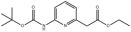 (6-TERT-BUTOXYCARBONYLAMINO-PYRIDIN-2-YL)-ACETIC ACID ETHYL ESTER