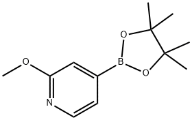 2-METHOXYLYPYRIDINE-4-BORONIC ACID PINACOLATE Structural