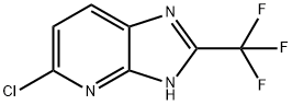 5-chloro-2-(trifluoromethyl)-3H-imidazo[4,5-b]pyridine Structural