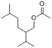 ACETIC ACID 2-ISOPROPYL-5-METHYLHEXYL ESTER Structural