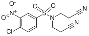 N1,N1-DI(2-CYANOETHYL)-4-CHLORO-3-NITROBENZENE-1-SULFONAMIDE