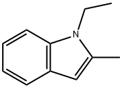 1-Ethyl-2-methylindole Structural