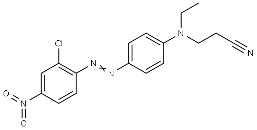 3-[[4-[(2-chloro-4-nitrophenyl)azo]phenyl]ethylamino]propiononitrile