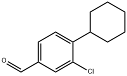 3-CHLORO-4-CYCLOHEXYL-BENZALDEHYDE Structural