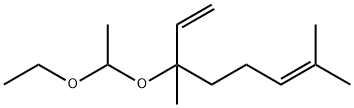 1-ETHOXY-1-(3,7-DIMETHYL-1,6-OCTADIEN-3-YLOXY)ETHANE Structural