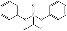 dichloromethyl O,O-diphenyl phosphonate Structural