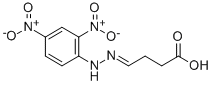 4-(2,4-DINITROPHENYLHYDRAZONO)-BUTANOIC ACID Structural