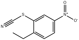 Thiocyanic acid, 2-ethyl-5-nitrophenyl ester (9CI) Structural