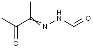 Hydrazinecarboxaldehyde, (1-methyl-2-oxopropylidene)- (9CI) Structural