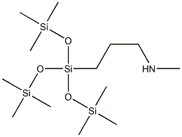 n-methylaminopropyltris(trimethylsiloxy)silane Structural