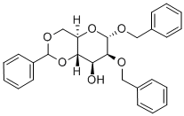 BENZYL 2-O-BENZYL-4,6-O-BENZYLIDENE-ALPHA-D-MANNOPYRANOSIDE Structural