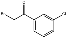 3-CHLOROPHENACYL BROMIDE Structural