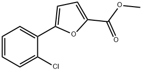 5-(2-CHLOROPHENYL)FURAN-2-CARBOXYLIC ACID METHYL ESTER Structural