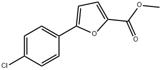 5-(4-CHLOROPHENYL)FURAN-2-CARBOXYLIC ACID METHYL ESTER Structural